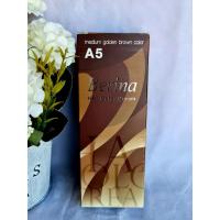 ราคา Berina เบอรีน่า น้ำยาย้อมผม ครีมเปลี่ยนสีผม ผลิตภัณฑ์เปลี่ยนสีผม โทนน้ำตาลทอง แพค 1 กล่อง A5 A13 A22 50Ml 50G แถมฟรีไฮโดรเจนภายในกล่อง (10923832530)