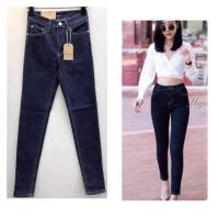 ราคา กางเกงยีนส์เดฟ 9 ส่วนขาม้วน ผ้าสลาฟ งานสีเข้มสวย ผ้ายืดกระชับ (18076965973)
