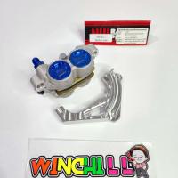 ราคา ปั๊ม8 1 สีน้ำเงิน ขา NUI CNC LEO LEO STAR สำหรับใส่กระบอกโช้คเดิม (16758382406)