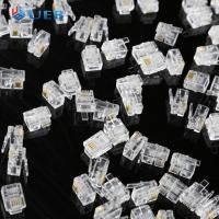 ราคา 100X RJ 11 RJ11 4ขาแบบแยกส่วน6P4C หัวเชื่อมปลั๊กคริสตัลโทรศัพท์ (21208741509)