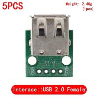 ราคา 5PCS USB Male Connector MINI MICRO USB to DIP Adapter female connector 2 54 Connector B Type C USB2 0 3 0 Female PCB Converter (19697070042)