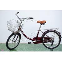 ราคา จักรยานแม่บ้านญี่ปุ่น ล้อ 20 นิ้ว ไม่มีเกียร์ Miyata สีแดง จักรยานมือสอง (19494243309)