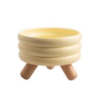 ราคา ถ้วยอาหารสัตว์เลี้ยงชามให้อาหารสุนัขชามสำหรับแมวชามใส่น้ำสัตว์เลี้ยงสีเซรามิกสำหรับชามอาหารแมวชามอาหารหมาแมวแบบแยกชนิดป้องกันคอสูงปกป้องคอชามให้อาหารสุนัขถ้วยชามเซรามิคสัตว์เลี้ยง (20029781840)