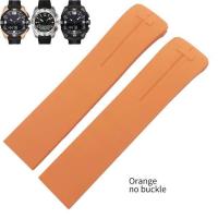 ราคา 2022 New Fit for Tissot T TOUCH T013 T047 21mm Soft Silicone Rubber Watch Band Black Orange Sport Waterproof Strap T091 T013420A Tools (14600966927)