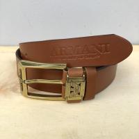 ราคา Armani เข็มขัดหนังแท้ทั้งเส้น หัวทองเหลือง คุณภาพสูง (20946146533)