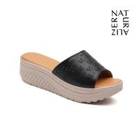 ราคา รองเท้า NATURALIZER รุ่น Light Step รองเท้าแตะแพลตฟอร์มหนังผู้หญิง NAC19 (14747725106)