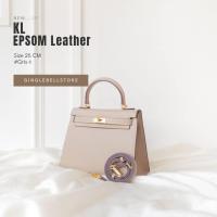 ราคา กระเป๋าหนังแฟชั่นสะพายข้าง KL Epsom 25 CM หนังแท้ (12188075917)