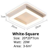 ราคา โมเดิร์น LED โคมระย้าแสงในร่มสำหรับทางเดินห้องโถงพื้นผิวติดตั้งอะคริลิคไฟติดเพดานหลอดไฟแบบหรี่ได้ lustres Home Deco (21171169484)