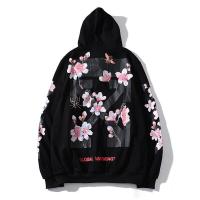ราคา Hiphoppie Global warming off white hoodies colorful Blooming flowers hooded (9787117732)