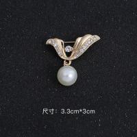 ราคา เครื่องประดับแฟชั่นช่อดอกไม้ติดมุกปิดทึบสไตล์เกาหลีโบว์เงื่อนเข็มกลัด (17472830724)