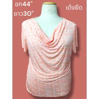 ราคา เสื้อลายดอก เสื้อสาวอวบมือสอง เสื้อลายดอก ระบุไซส์ตามรูป (20597728573)