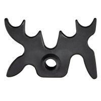 ราคา PANUCCI อุปกรณ์บิลเลียดที่ทนทานรูปเขากวางสนุกเกอร์สีดำโครงไม้คิวชั้นวางสนุ๊กเกอร์พูลที่วางฝักบัวสะพานบิลเลียดชั้นวางคิวกวางที่ยึดคันเบ็ด (19979067903)