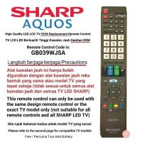 ราคา Sharp Aquos GB039WJSA คุณภาพสูงจอแบน LED เปลี่ยนรีโมทคอนล (19477969508)