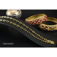 ราคา n8 สร้อยคอโซ่ฝรั่ง 1บาท 24นิ้ว GM001059055 สร้อยคอทองไมครอน (18896423116)