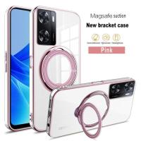 ราคา เคสที่วางโทรศัพท์แหวนชุบใสใสสำหรับ Oppo A57 A77 A57S A77S 4G 5G OppoA57 OppoA77 OppoA77S OppoA57S 2023เคสแม่เหล็กกันกระแทกด้านหลัง (20319938343)