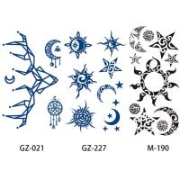 ราคา สติกเกอร์รอยสักชั่วคราว สติกเกอร์รอยสัก รอยสักสีดำ รอยสักกันน้ำ ลวดลายสัญลักษณ์ (21022509679)