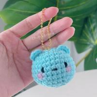 ราคา พวงกุญแจตุ๊กตาน้องหมี ตุ๊กตาถักไหมพรมโครเชต์ (20241354372)