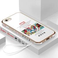 ราคา ฟรีเชือกเส้นเล็ก เคสมือถือเคสโทรศัพท์เคส iPhone 6 6S Iphone 6 PLus 6 6S Plus 6S เคสสำหรับเด็กผู้หญิงการ์ตูน Avenger Superhero Square Edge ปลอกบาง Light Plating Cover (15124664548)