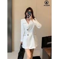 ราคา Jungkook S 4XL พร้อมส่ง R70 สูทกระโปรงกระดุมหน้า สูทสีขาว เสื้อสูท สูทผู้หญิง เดรส เดรสสั้น เดรสสาวอวบ เดรสสีขาว สูทสาวอวบ ใส่ไปงานแต่ง (17658597886)