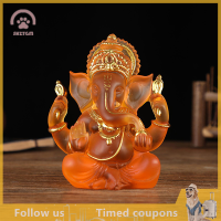 ราคา SHZTGM รูปปั้นพระพิฆเนศทำจากเรซิ่นรูปปั้นช้างฮินดูรูปปั้นพระพุทธรูปสำหรับตกแต่งบ้านในสวน (20880893685)