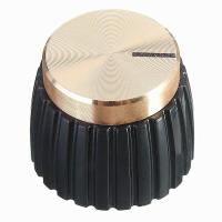 ราคา 10x Guitar AMP Amplifier Knobs Push on Black Gold Cap for Marshall Amplifier (20131085849)