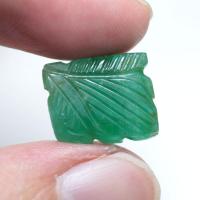 ราคา 7 70 ct มรกต สีเขียว แซมเบีย แกะใบไม้ Green Emerald Zambia (20064096713)