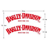 ราคา Harley สติ๊กเกอร์สะท้อนแสงถังรถจักรยานยนต์ตกแต่งไนลอนพวงกุญแจหนังสำหรับ Dyna Street Bob Rider XL 883 Electra Glide Road King (17518965568)