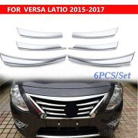 ราคา Car Front Mesh Grille Bumper Cover Trim for Nissan Versa Latio Almera 15 17 (19752360067)