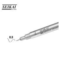 ราคา Seikai ปากกาหัวเข็ม Needle Drawing Pen ปากกาหัวตัด ปากกาหัวพู่กัน หมึกกันน้ำได้ไม่ซีดจาง (16870254574)