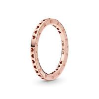 ราคา 925 sterling silver Hearts Pandora Logo stack Ring women fashion DIY jewelry valentines day gift for girlfriend (13480286455)