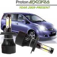 ราคา ไฟหน้ารถยนต์ LED 8000LM H4 4 ด้าน สําหรับ Proton Exora YEAR 2009 PRESENT 1 คู่ 2PCS (19761347083)