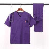 ราคา ชุดทางการแพทย์สำหรับเสื้อสูทขัดแขนสั้นสำหรับผู้ชายชุดเครื่องแบบโรงพยาบาลชุดผ่าตัดผ้าคอตตอนสำหรับชุดพยาบาลทั้งชุด (19009459835)