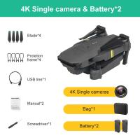 ราคา จัดส่งภายใน 2 วัน ขายร้อนเด็ก Drone 3 กล้องแบตเตอรี่เสียงพึมพำ ถอยหลังอัตโนมัติ 500000 เมตร กล้องคู่ภายใต้กล้อง RC Drone กล้อง 4K Drone (21069591616)