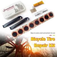 ราคา REUMAFONDS ที่ปะยางจักรยาน ชุดปะยางฉุกเฉิน พร้อมอุปกรณ์จัดเก็บ สำหรับซ่อมยางจักรยาน อุปกรณ์ล้อยาง ใช้งานง่าย สะดวกในการพกพา (13991007302)