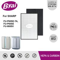 ราคา แผ่นกรองเครื่องฟอกอากาศ FZ 60SEF สำหรับ SHARP รุ่น FU 60SE FU P60SE FU 888SV (4641472570)