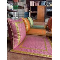 ราคา ชุดหมอนอิงหมอนกราบและผ้าอาสนะปูนั่งพระสงฆ์ สีชมพู ขนาดใหญ่ A set of cushions prostrate pillows and asana cloth for sitting monks (17428550442)