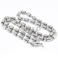 ราคา s2shop สร้อยคอสแตนเลสแท้ สร้อยสแตนเลส สร้อยคอพระ ห้อยพระได้ 1 องค์ ความกว้าง 7 มม ความยาว 24 26 28 นิ้วNo 5163 (5239916460)