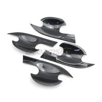 ราคา 4ชิ้นที่จับประตูรถฝาครอบสำหรับ Mazda 3 BP 2019 2020 2021 2022 2023 ABS มีด้ามจับประตูด้านนอกตกแต่งคาร์บอนไฟเบอร์สไตล์ (19479662003)