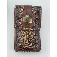 ราคา ซองหนังมือถือ เคสมือถือวินเทจ หนังแท้งานแฮนด์เมด แบบร้อยเข็มขัด VINTAGE BAG CASE ส่งไวจากไทย (19189237969)