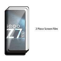 ราคา ปกป้องหน้าจอสำหรับ IQOO Z7x Z7 5ก Iq00 2023คลุมทั้งหมดกระจกนิรภัยใสฟิล์ม HD แก้วป้องกันกันรอยขีดข่วนความแข็ง9H ป้องกันรอยขีดข่วน (18593686590)
