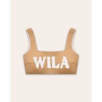 ราคา Wila CRAYON CROP เสื้อคร็อปสายหลังสม็อกสีพาสเทล พิมพ์logo Wila (19026913396)