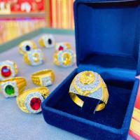 ราคา แหวนทองคำแท้ 90 พลอยสังเคราะห์ ยอดนิยม มีใบรับประกัน ราคาเป็นมิตร (15506684952)