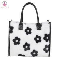 ราคา Fashion Park New กระเป๋าแบบหนีบแขนขนปุยสำหรับผู้หญิงกระเป๋าช้อปปิ้งในฤดูหนาวกระเป๋ากระเป๋าสะพายไหล่ขนยาวลำลองพิมพ์ลายวัว กระเป๋าใส่โทรศัพท์ปุย (20916989196)