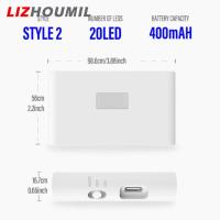 ราคา LIZHOUMIL ไฟกลางคืนไร้สาย Led ชาร์จ Usb โคมไฟติดผนังเหนี่ยวนำร่างกายมนุษย์สำหรับตกแต่งห้องน้ำห้องนอน (19951292694)