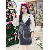 ราคา ฮ550 ร้านนี้ส่งไว เซ็ตเอี๊ยมกำมะหยี่ 5สี ชุดเซ็ทสาวอวบ เสื้อผ้าสาวอวบ แฟชั่นสาวอวบ ชุดสาวอวบสวยๆ ชุดคนอ้วนสวยๆ (17271494453)
