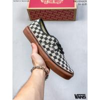 ราคา แวนส์ Vans Anaheim Authentic Checkerboard Classic Retro Canvas Sneakers with Gum Sole Genuine Outdoor Shoes รองเท้าผ้าใบ ได้ทั้งชายหญิง แฟชั่นสตรีท ระบายอากาศได้ รองเท้าผ้าใบ รองเท้าบุรุษและสตรี (2077