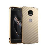 ราคา สำหรับ Motorola Moto Z2 Force Case โลหะอลูมิเนียมกรอบสำหรับ Motorola Moto Z2 Force คาร์บอนไฟเบอร์ Hard Cover (7632118336)
