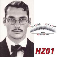 ราคา หนวดหนวดปลอมสีดำสำหรับผู้ใหญ่ผู้ชาย100เส้นผมมนุษย์เคราปลอมที่มองไม่เห็นลูกไม้แต่งหน้าเหมือนจริง (19940452962)