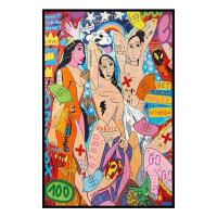 ราคา Graffiti Style Decoration Mural Pop Art Picture Poster Canvas Painting Living Room Wall Art Prints For Modern Home Decor Cuadros (19749110338)