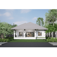 ราคา 139 แบบบ้าน บ้านชั้นเดียว 4 ห้องนอน 2 ห้องน้ำ (21288208999)